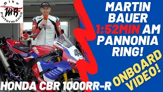 Martin Bauer Pannonia-Ring Rundenrekord - 1:52,93 min auf Honda CBR 1000RR-R 2021