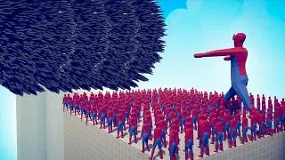 100x SPIDER MAN + GIANT vs EVERY GOD - TABS | Totally Accurate Battle Simulator 2023