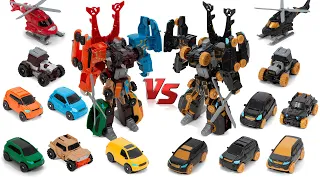 ToBot Giga Seven Mini Original VS Black Car Vehicles Transformation