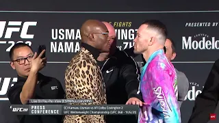Dana White's "DAUH!!"at UFC 268 Pre fight Press Conference With Kamaru Usman and Colby Covington