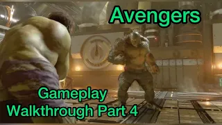 Marvels Avengers Gameplay Walkthrough Part 4( Hulk VS Abomination ) Boss Fight