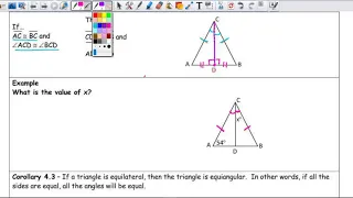 4-5 (Isosceles and Equilateral Triangles)