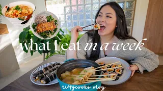 *realistic* what i eat in a week ft. healthy and happy recipes