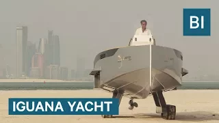 Amphibious Yacht Can Crawl Onto Land