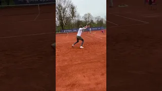 Alex Zverev and Tobias Kamke are practicing at the BMW Open 2023