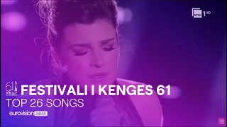 🇦🇱 Festivali i Kenges 61 - Top 26 - Eurovision Song Contest 2023