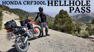 Honda CRF300L, Riding Hellhole Pass, Beaver Dam Mountains, Utah