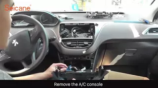 How to remove and upgrade your Peugeot 2008 Radio GPS Navi Bluetooth Car Stereo Installation Guide