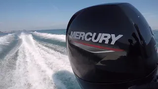 Mercury 150 Fourstroke powering Quicksilver 675 Weekend