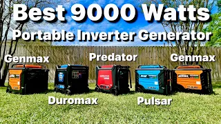 Best 9000 Watts Portable Inverter Generator  lineup