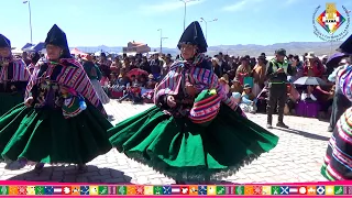 Danzas AUTÓCTONAS de Jesus de Machaca, Moseñada Quena Quena en honor a los 22 años de ANIVERSARIO.