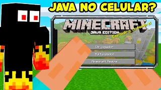 🤯 DESCOBRI COMO JOGAR MINECRAFT JAVA NO CELULAR