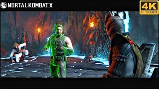 Johnny Cage Defeats Shinnok - Mortal Kombat X (4K 60FPS)