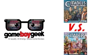 Citadels Comparison 2016 edition  V.S. Original with the Game Boy Geek