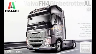 Сборка Volvo FH 4 1:24 Italeri Выпуск №10