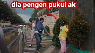 funny bushman prank, just for laughing, manusia pohon, indo prank