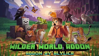 Animal Mod Showcase MCPE - [NEW MAPLE UPDATE] Wilder World | More Animal