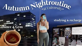 COZY, PRODUCTIVE UNI FALL ABENDROUTINE // Realistische Abendroutine einer Studentin, Study, Gym