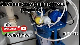 Reverse Osmosis Install ( Tagalog)