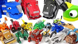 Dinotrux have so many tiny friends! 15 mini dinotrux appeared!! - DuDuPopTOY