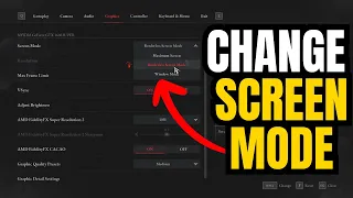 How to Change Screen Mode in Lies of P - Fullscreen / Window / Borderless