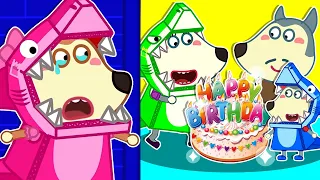 Lycan in Arabic 🌟 Ruby is Jealous of Lycan's DIY Birthday Party | Lycan's Funny Stories For Kids