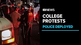 Police deployed to Columbia University to disperse Pro-Palestinian protesters | ABC News