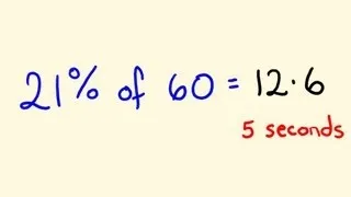 Percentage Math Trick 2 - Solve percentages mentally - percentages made easy!