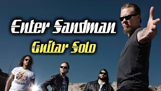 Metallica - Enter Sandman Solo Backing Track (Guitar Solo)