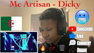 American Reaction To Algerian Rap Mc Artisan - Dicky (Prod By Agony) | LMERicoTv Reaction