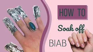 How to Soak off BIAB Gel! SOAKING OFF MY BIAB GEL NAILS AFTER TWO YEARS!