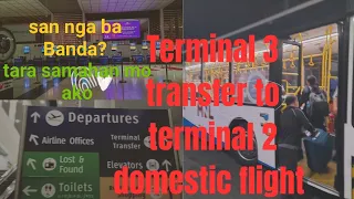 terminal 3 -transfer to terminal 2.san ba ung free shuttle bus?