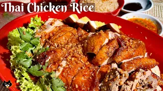 Motherly chicken rice with a special chilli sauce | Thailand Chicken Rice | Singapore Hawker Food