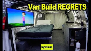 5 Things I HATE About My Custom Camper Van Build Tiny Home