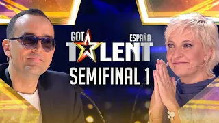 El jurado ALUCINA con las ESPECTACULARES ACTUACIONES  | Semifinal 1 | Got Talent España 2017