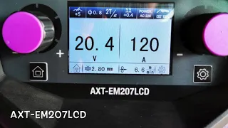 Ax Tech AXT-EM 207 LCD Soldadora Microalambre/elect 200a 110/220 Axtech