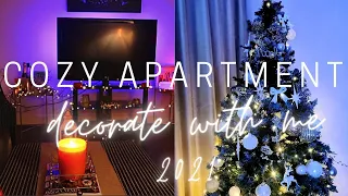 Decorating For Christmas 2021 | Decorate My Apartment With Me | White, Gold & Champagne Theme  🎄✨