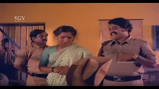 Police and His Friends Rapes and Kills Poor Women | Aahuti Kannada Movie Scene