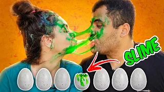 DESAFIO: NÃO ESCOLHA O OVO ERRADO COM SLIME!