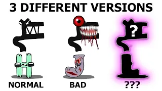 Alphabet Lore But F Kills HJL But 3 Different Versions / animation meme / merge alphabet lore run