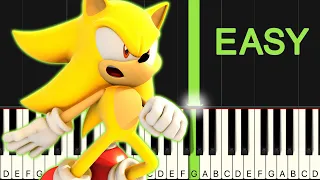 Sonic Superstar Theme Song EASY Piano Tutorial
