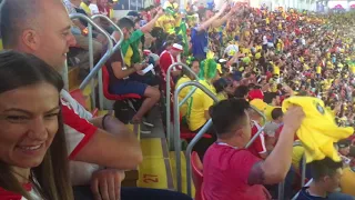 2018 FIFA WC: BRAZIL vs SERBIA best fan moments