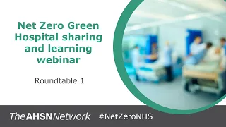 Net Zero Green Hospital Sharing & Learning event: Roundtable 1
