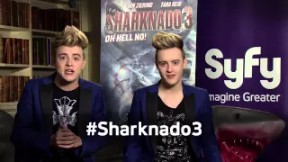 @SyFyUK: "Oh Hell No! Get ready to SCREAM Along to #Sharknado3 with @planetjedward and friends"