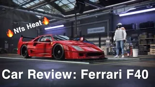 Best Car?! Need For Speed Heat Car Review: Ferrari F40