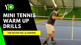 Mini Tennis Warm Up Drills for Control | Tennis Lesson with Coach Aik