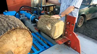 5 Homemade Wood Splitting Machine ! Dangerous Homemade Automatic Firewood Processing Machine
