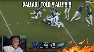 EAGLES FAN Reacts to Dallas Cowboys vs. Philadelphia Eagles  Game Highlights | NFL 2023 Week 9
