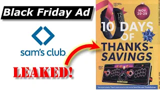 Sams Club Black Friday 2020 Ad LEAKED! 10 Days Thanks-Savings