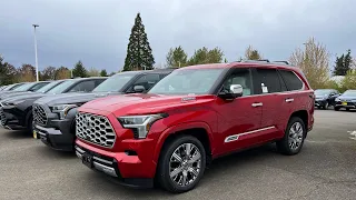 Toyotas Biggest flop 2024 Sequoia stacked up on the Lot Toyota can’t sell them even top trim